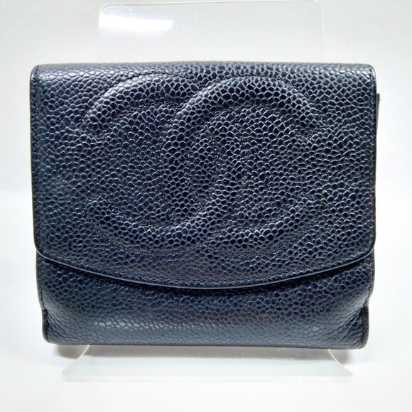 Chanel Wallet Black Caviarskin #226194C13